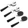 Hetenoyo 4Pcs Heavy Duty Retractable Pull Pen Pencil Holder Stretch Silicone Pencil Holder Elastic Ideal Grip Pen Holder for Carpenters Engineer Construction Workers Waiters Nurses