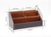 Bargain Crusader Brown PU Leather Remote Controller Holder TV Guide CD DVD Controller Organizer Desk Caddy Stationery Organizer Caddy Stationery Holder L945 x W53 x H4316 inches Brown
