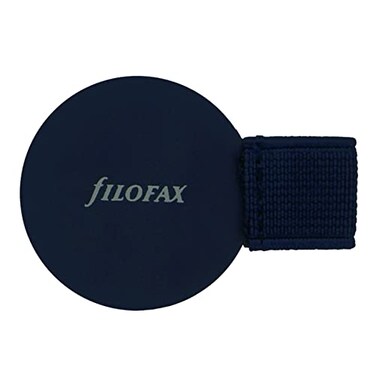 Filofax Refillable Notebook Accessory Elastic Pen Loop SelfAdhesive Charcoal B132782