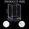 Fumete 12 Pack Acrylic Pen Makeup Brush Holder Clear Desktop Organizer for Office School and Home SuppliesStationery Organizer Accessory
