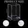 Fumete 12 Pack Acrylic Pen Makeup Brush Holder Clear Desktop Organizer for Office School and Home SuppliesStationery Organizer Accessory
