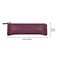 Londo Genuine Leather Pen Case with Zipper Closure Pencil Pouch Stationery Bag