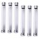 luzen 6Pcs Acrylic Ballpoint Pen Case Holder Gift Box Empty Single Pen Display Storage Case Cylinder Tube Pens Containers for School Business Office Supplies Clear
