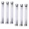 luzen 6Pcs Acrylic Ballpoint Pen Case Holder Gift Box Empty Single Pen Display Storage Case Cylinder Tube Pens Containers for School Business Office Supplies Clear