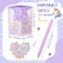 TaoBary 14 Pcs Cute Bubble Pen Holder Ball Pencil for Women Macaron Style Gel Ink Kawaii Multipurpose Desk Organizer Accessories