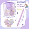 TaoBary 14 Pcs Cute Bubble Pen Holder Ball Pencil for Women Macaron Style Gel Ink Kawaii Multipurpose Desk Organizer Accessories