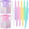 TaoBary 14 Pcs Cute Bubble Pen Holder Ball Pencil for Women Macaron Style Gel Ink Kawaii Multipurpose Desk Organizer Accessories