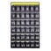 ANIZER Numbered Cell Phones and Calculator Holder Classroom Pocket Chart Wall Door Hanging Organizer for Sundries 36 Pockets with Digital