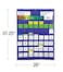Carson Dellosa Education Complete Calendar and Weather Pocket Chart Classroom Management 51 Clear Pockets with 208 Cards