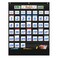EAMAY Eamay Classroom Monthly Calendar Pocket Chart with 45 Pocket 3 Storage Pockets for Easy Wall or Stand Chart Black