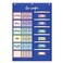 EAMAY Eamay Small Group Management Pocket Chart with 84 Cards to Keep Small Groups Organized and On Task BLUE