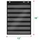 SpriteGru Magnetic Pocket Chart with 10 Dry Erase Cards for StandardsDaily ScheduleActivitiesClass demonstrations Black