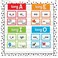 Teacher Created Resources Black Painted Dots on White 7 Pocket Chart 28 x 28 TCR20103