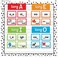 Teacher Created Resources Black Painted Dots on White 7 Pocket Chart 28 x 28 TCR20103