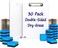 Scribbledo SCRIBBLEDO Dry Erase Clipboard Double Sided 9x12 with Erasers 30 Pack