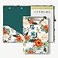 Hongri Mini Clipboard Folio with Refillable Lined Notepad A5 Clip Board