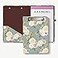 Hongri Mini Clipboard Folio with Refillable Lined Notepad A5 Clip Board