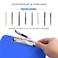 TFDLCG zm 2 PCS Blue Plastic Clipboard with Pen HolderNursing Clipboard Standard Letter A4 SizeThickened Clip Boards 85x11Hanging Clipboards for Women Kids Students School Office Home