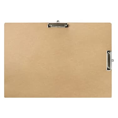 Acocony 11x17 Clipboard Double Clip Hardboard Extra Large Clipboard Low Profile Clip 11 x 17 Clipping Board MDF Materials Pack of 1