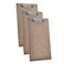 Acrimet Legal Size Clipboard 15 38 x 9 116 Low Profile Clip Hardboard FSC Certified Smooth Finish 3 Pack