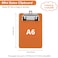 Bewudy 4 Pack Small Clipboards 4 x 6 Inch Mini Clip Board Notepads Clipboard Letter Size Plastic Pocket Clipboard with Low Profile Clip for Office Classroom Supplies4 Color A