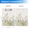 Britimes Clipboard Decorative Office School Hardboard Wood Nursing Clip Board and Pad for Standard A4 Letter Size Boho Spring Herbs Wild Flowers 126 X 89
