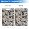 Britimes Clipboard Decorative Office School Hardboard Wood Nursing Clip Board and Pad for Standard A4 Letter Size Various Pets Animal Cats 126 X 89