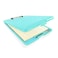 Super Z Clipboard with Storage Slim Folding for Nursing Teachers Coaches Office Plastic Heavy Duty with Pen Holder 95 x 135 Turquoise