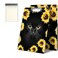CGFGHHUY Clipboards Cute Sunflower Cat Pattern Design Clip Board 9 x 125 inch with Low Profile Metal ClipClipboard for Students Classroom OfficeWomen Menwith to do List Notepad