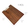 Crapyt Wooden Clipboard with Metal Clip Drawing Board A4 Size Hardboard for Memo Clipboard File Storage Wood Grain Thicken Teacher Teens