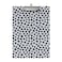 Geniershy Cute Clipboard Wood Design Decorative A4 Letter Size Clip Boards for Classroom Office Standard Size 9 x 125 with Low Profile Metal Clip Black Dots