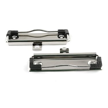 E-outstanding Eoutstanding Clipboard Clip 5PCS Metal Mountable Document File Board Clips with Rubber Feet for Office School Stationery Supplies 10cm