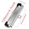 GWYAN 10 Pcs Metal Clipboard Clips with Rubber and Feet Hanging Hole Spring Loaded Surface Mount Handle for School Stationery Supplies