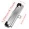GWYAN 10 Pcs Metal Clipboard Clips with Rubber and Feet Hanging Hole Spring Loaded Surface Mount Handle for School Stationery Supplies