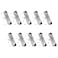 GWYAN 10 Pcs Metal Clipboard Clips with Rubber and Feet Hanging Hole Spring Loaded Surface Mount Handle for School Stationery Supplies
