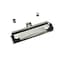 HAHIYO 394 Inches Metal Clipboard Clips with Rubber Grips 6 Pack Mountable Sturdy Strong Springs with Rivets Document File Wood Plastic Clips Board for Office School Home