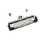 HAHIYO 394 Inches Metal Clipboard Clips with Rubber Grips 6 Pack Mountable Sturdy Strong Springs with Rivets Document File Wood Plastic Clips Board for Office School Home