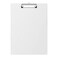 Hongri Aluminum Contractor Clipboard Silver Metal Construction with Low Profile Metal Clip 125 x 9 in Letter Size Office Supply School Supply