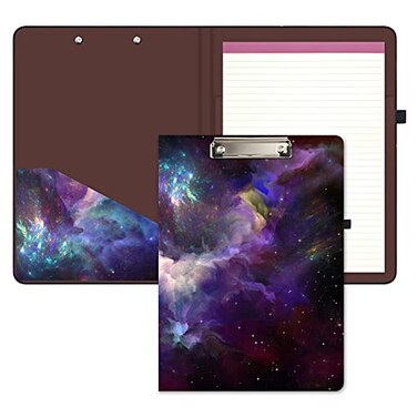Hongri Clipboard Folio with Refillable Lined Notepad 85 x 11 Clip Board