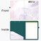 Hongri Clipboard Folio with Refillable Lined Notepad 85 x 11 Clip Board