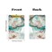 Hongri Small Plastic Clipboard Design A5 Memo Clip Board Emerald Marble