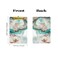 Hongri Small Plastic Clipboard Design A5 Memo Clip Board Emerald Marble