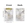 Hongri Small Plastic Clipboard Design A5 Memo Clip Board Gray Gold