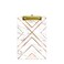 Hongri Small Plastic Clipboard Design A5 Memo Clip Board Light Marble