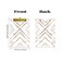 Hongri Small Plastic Clipboard Design A5 Memo Clip Board Light Marble