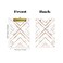Hongri Small Plastic Clipboard Design A5 Memo Clip Board Light Marble