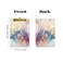 Hongri Small Plastic Clipboard Design A5 Memo Clip Board Pink Gold Marble