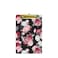 Hongri Small Plastic Clipboard Fashion Design A5 Memo Clip Board for Students Kid Women Office Home Low Profile Clip Cute Pattern Mini Size 6 x 9 in Pink Rose