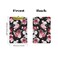 Hongri Small Plastic Clipboard Fashion Design A5 Memo Clip Board for Students Kid Women Office Home Low Profile Clip Cute Pattern Mini Size 6 x 9 in Pink Rose