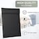 GORESE Leather Clipboard Black Clipboards with Pen Holder A4 Letter Size Clip Board for Nurses Smooth Writing Clipboard for Classroom Low Magnetic Profile Clip Boards for Kids Drawing Office 9 x 125